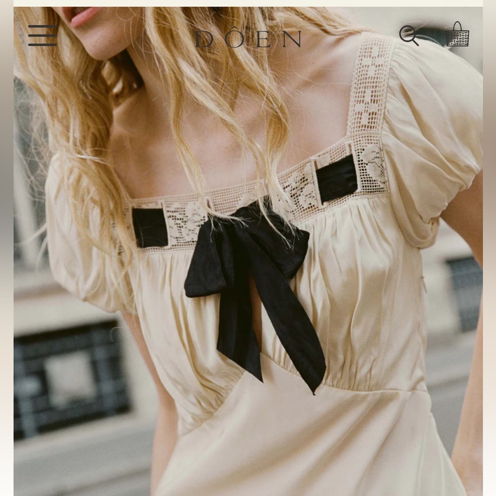 Doen Mother of Pearl Felicia dress XS New With Tags SOLD OUT